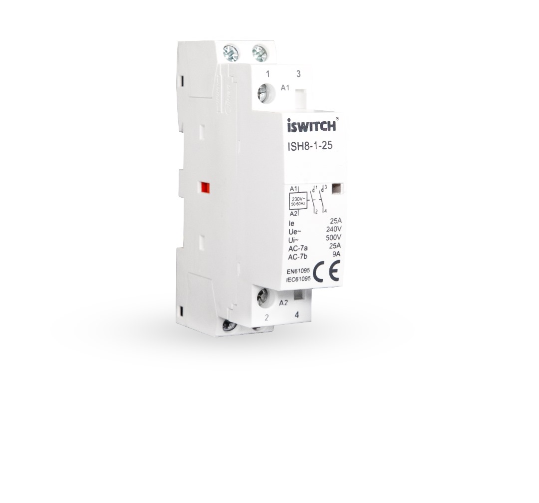 کنتاکتور سایلنت مدولار    25A    تک ماژول/ دو پل