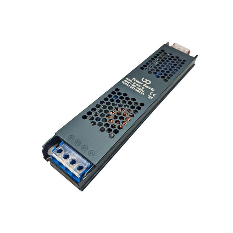 منبع تغذیه سوئیچینگ اسلیم 12 ولت 33.3 آمپر 400W برند LXO