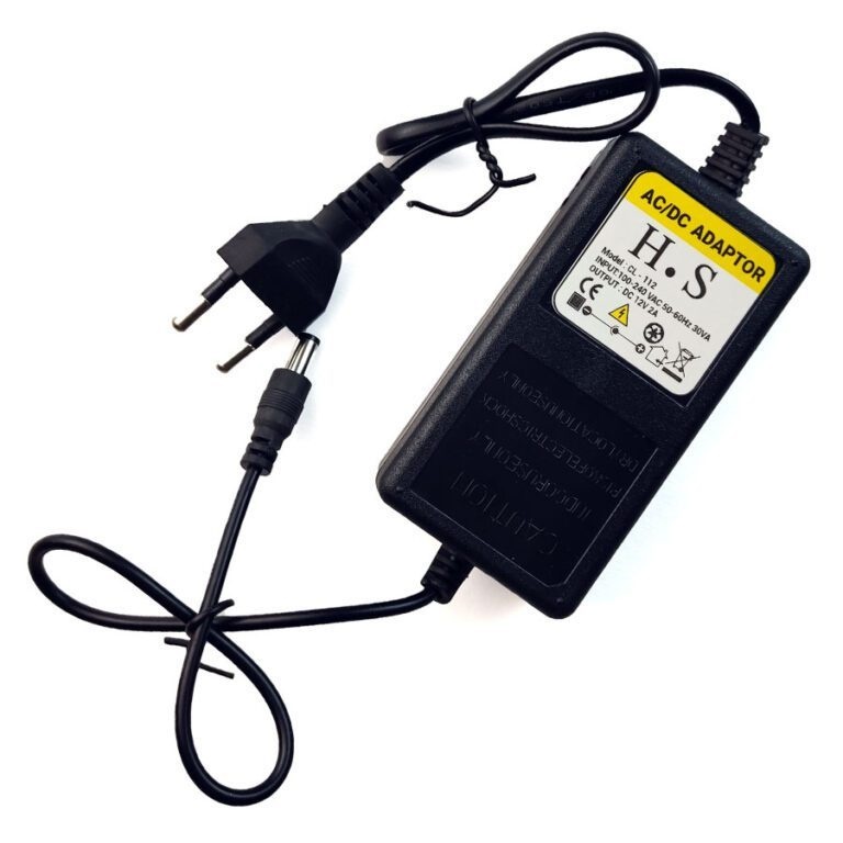 آداپتور 12 ولت 2 آمپر بین راهی H&S